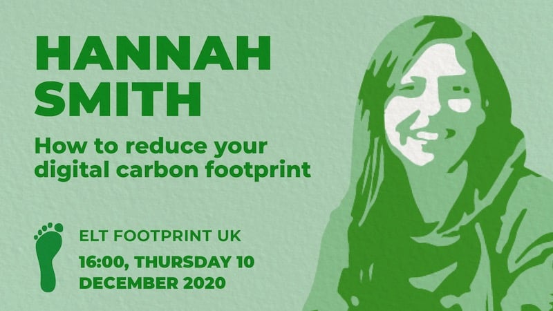 Hannah Smith speaking for ELT Footrpint UK